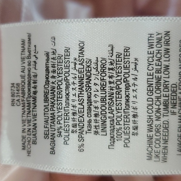 BCBGeneration Drape Front Blazer Jacket Rose Smoke Pink Size L - Picture 9 of 12